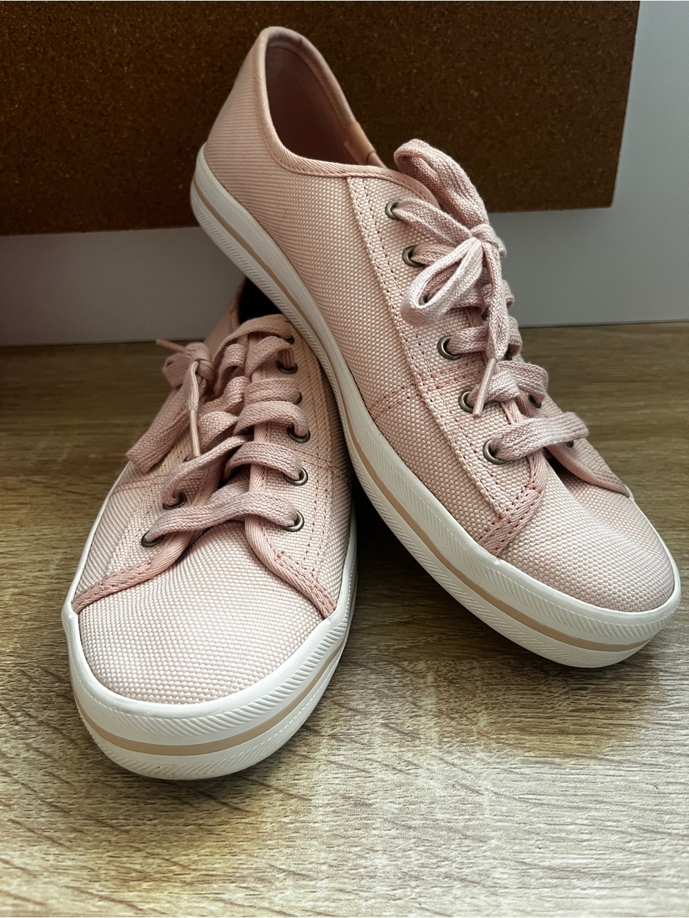 Keds Classic Low-Top Canvas Sneakers in Blush Pink